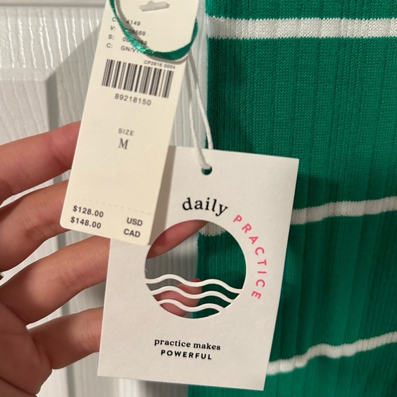 Daily Practice by Anthropologie Striped Knitted Midi Dress - Picture 3 of 5